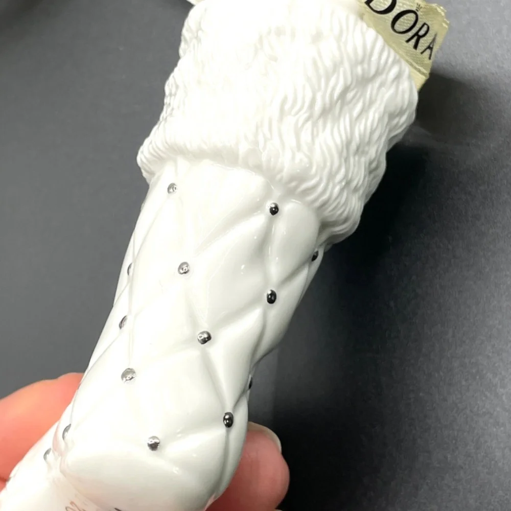 Pandora 2012 White Porcelain Christmas Stocking Ornament with Box